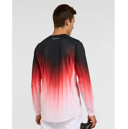 Camisola DHARCO RACE PRISM Mangas Compridas Vermelho