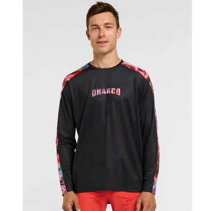 Maillot DHARCO RACE NEBULA Mangas Longas Preto