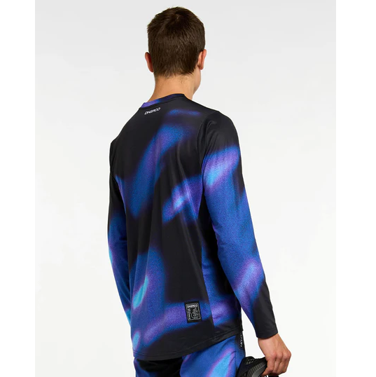 Camisola de manga comprida DHARCO RACE VORTEX Preto/Púrpura