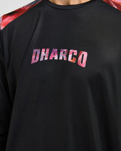 Maillot DHARCO RACE NEBULA Mangas Longas Preto