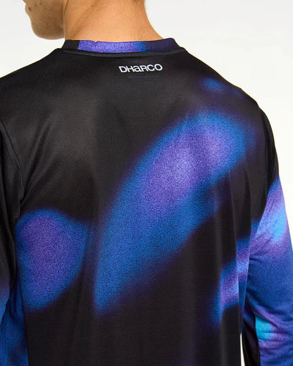 Maillot DHARCO RACE VORTEX Mangas Compridas Preto/Violeta