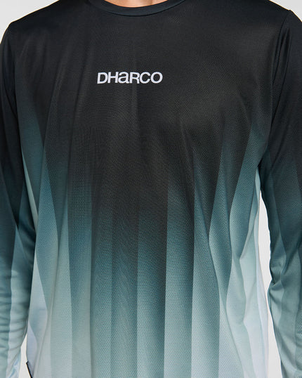 Camisola de manga comprida DHARCO RACE MIDNIGHT PRISM Verde