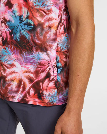 Camisola DHARCO NEBULA Mangas Curtas Rosa
