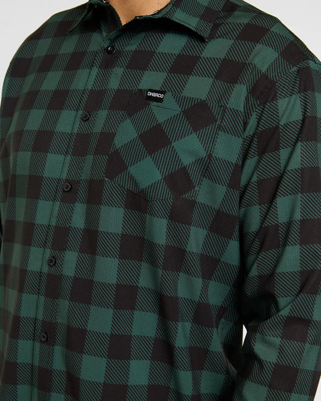 Camisa técnica DHARCO TECH GUS Preto/Cáqui