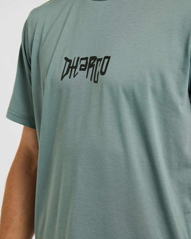 DHARCO TECH TEE ENVY Camisola de manga curta verde
