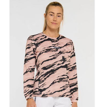 Camisola DHARCO GRAVITY AMBUSH Mangas Compridas Mulher Rosa/Preto