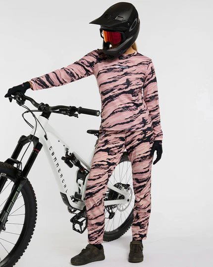 Camisola de manga comprida DHARCO GRAVITY AMBUSH castanha/preta para mulher