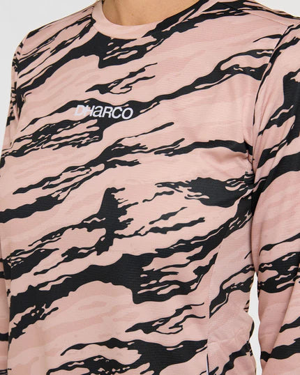 Camisola de manga comprida DHARCO GRAVITY AMBUSH castanha/preta para mulher