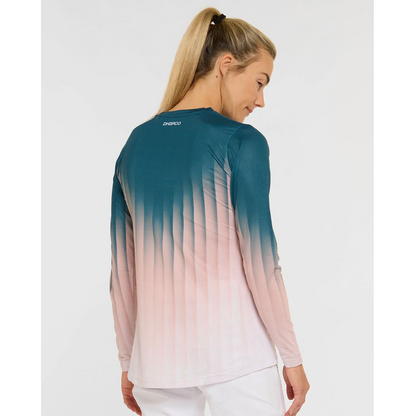 Maillot DHARCO RACE DUSTY PRISM Mangas Longas Feminino Preto/Rosa