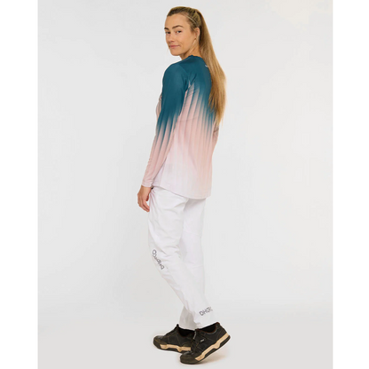 Maillot DHARCO RACE DUSTY PRISM Mangas Longas Feminino Preto/Rosa