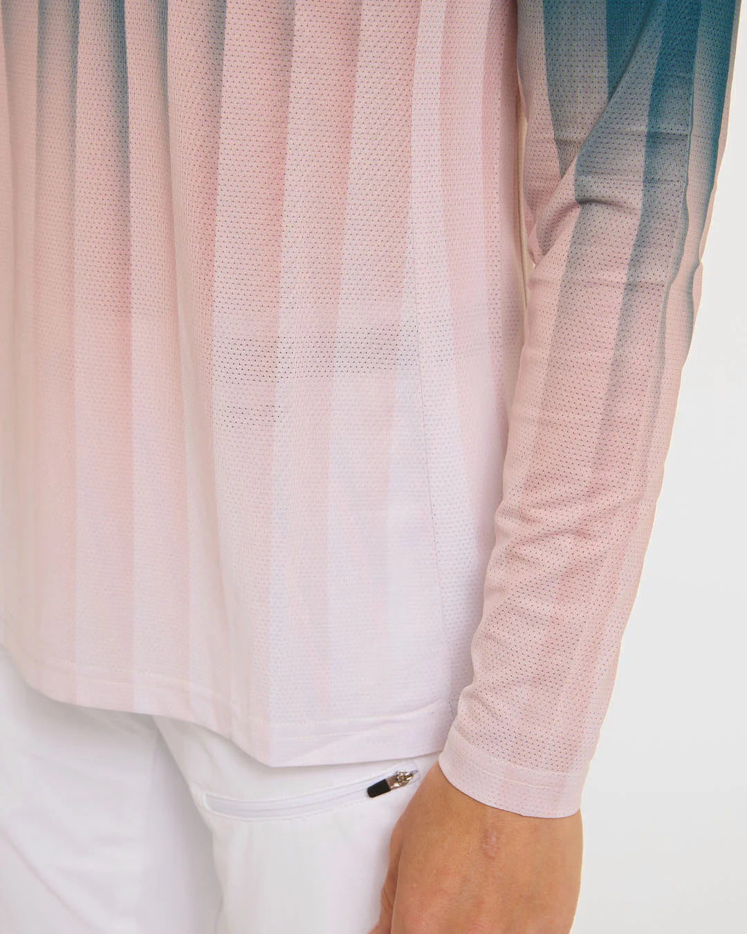 Camisola de manga comprida DHARCO RACE DUSTY PRISM para mulher Preto/Rosa