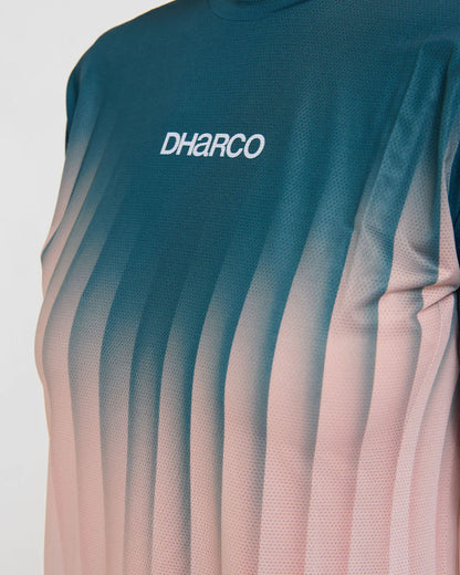 Maillot DHARCO RACE DUSTY PRISM Mangas Longas Feminino Preto/Rosa