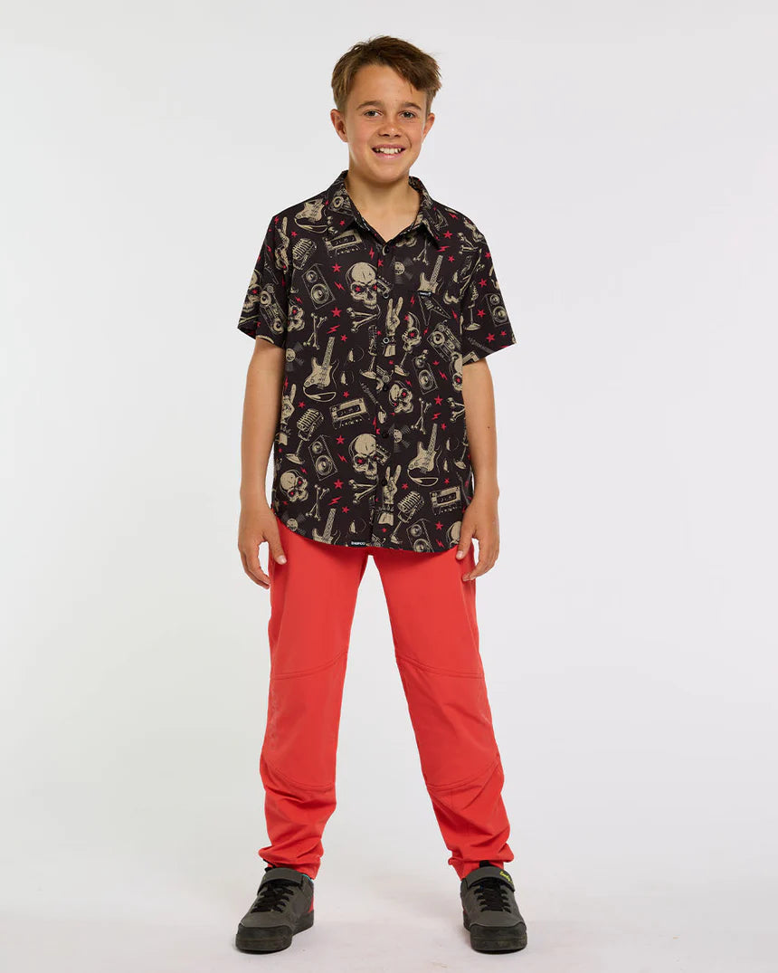 Camisa técnica DHARCO TECH PARTY ROCKNROLLA Junior Preto