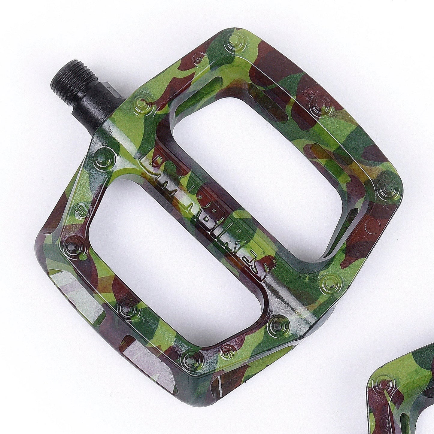 Pedais planos DMR V6 Verde Camo