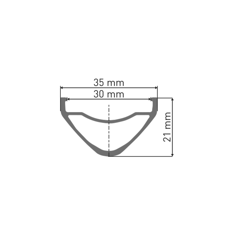 DT SWISS FR 541 27.5'' 30 mm Aro Preto