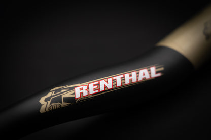 Guiador RENTHAL FATBAR LITE Carbono Rise 20mm 760mm Preto