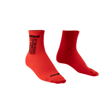 Meias USWE X MTB Vermelho