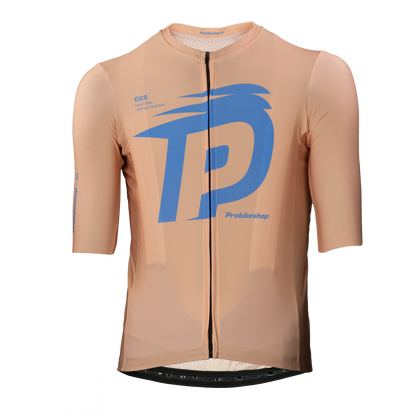 Camisola PROBIKESHOP By CHEF DE FILE Mangas Curtas Bege