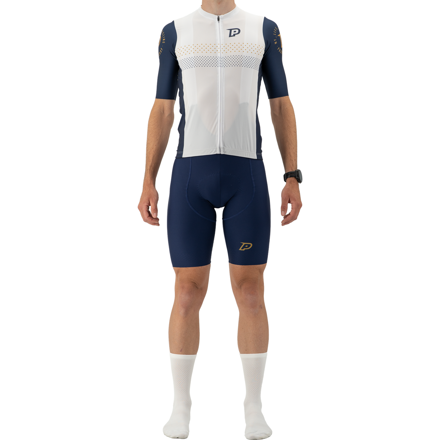 PROBIKESHOP Camisola de manga curta Marinha/Branco