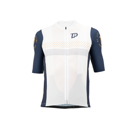 Camisola PROBIKESHOP By CHEF DE FILE Mangas Curtas Azul-marinho/Branco