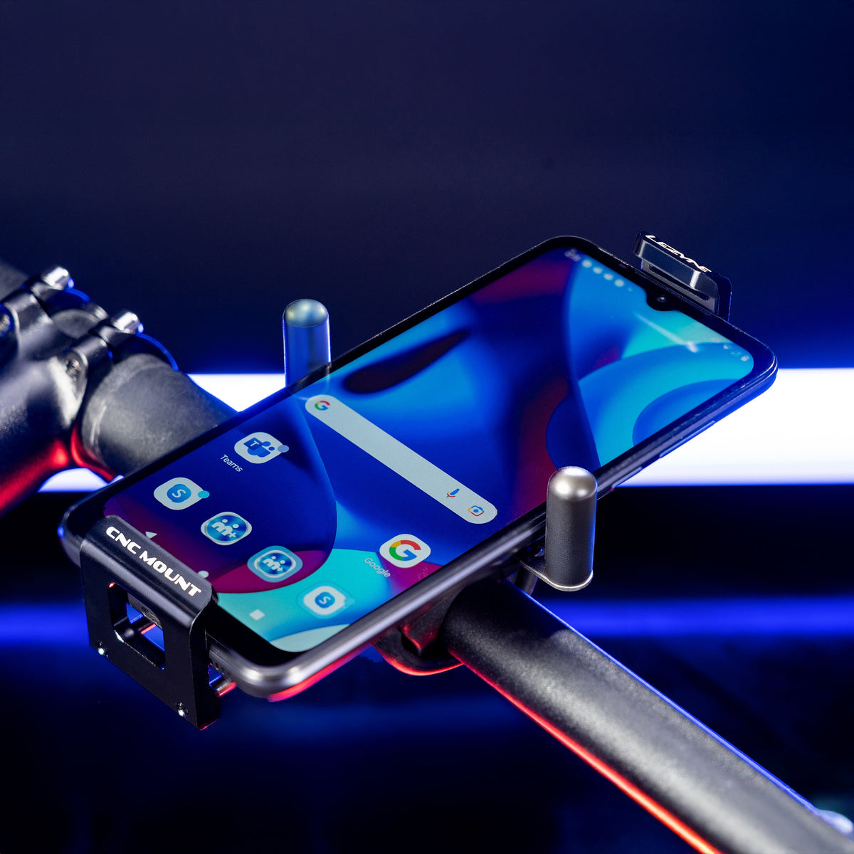 Suporte para smartphone LEZYNE CNC PHONE MOUNT em alumínio