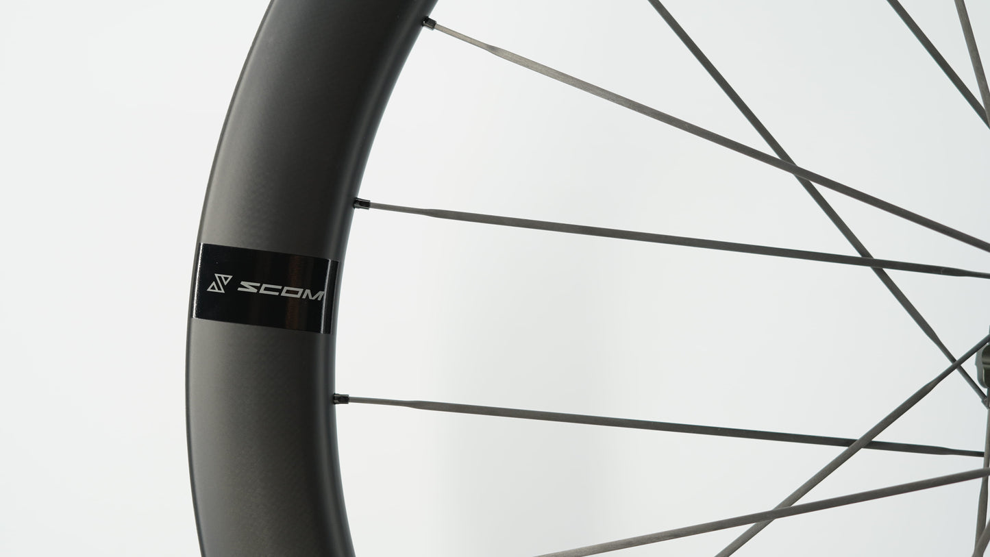 Pares de rodas SCOM ULTRA 50 Tubeless Ready (Center Lock)