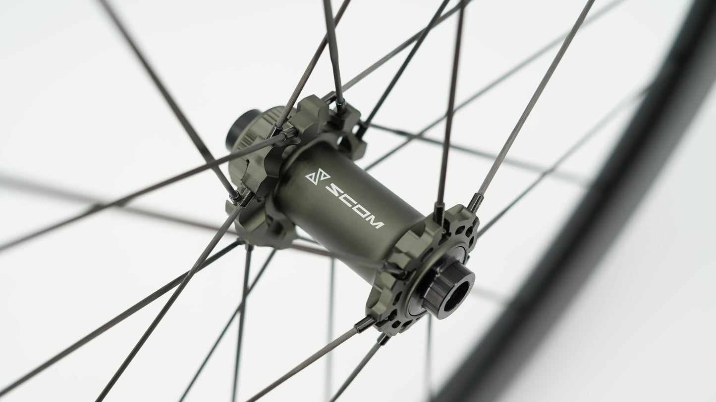 Pares de rodas SCOM ULTRA Tubeless Ready (Center Lock)