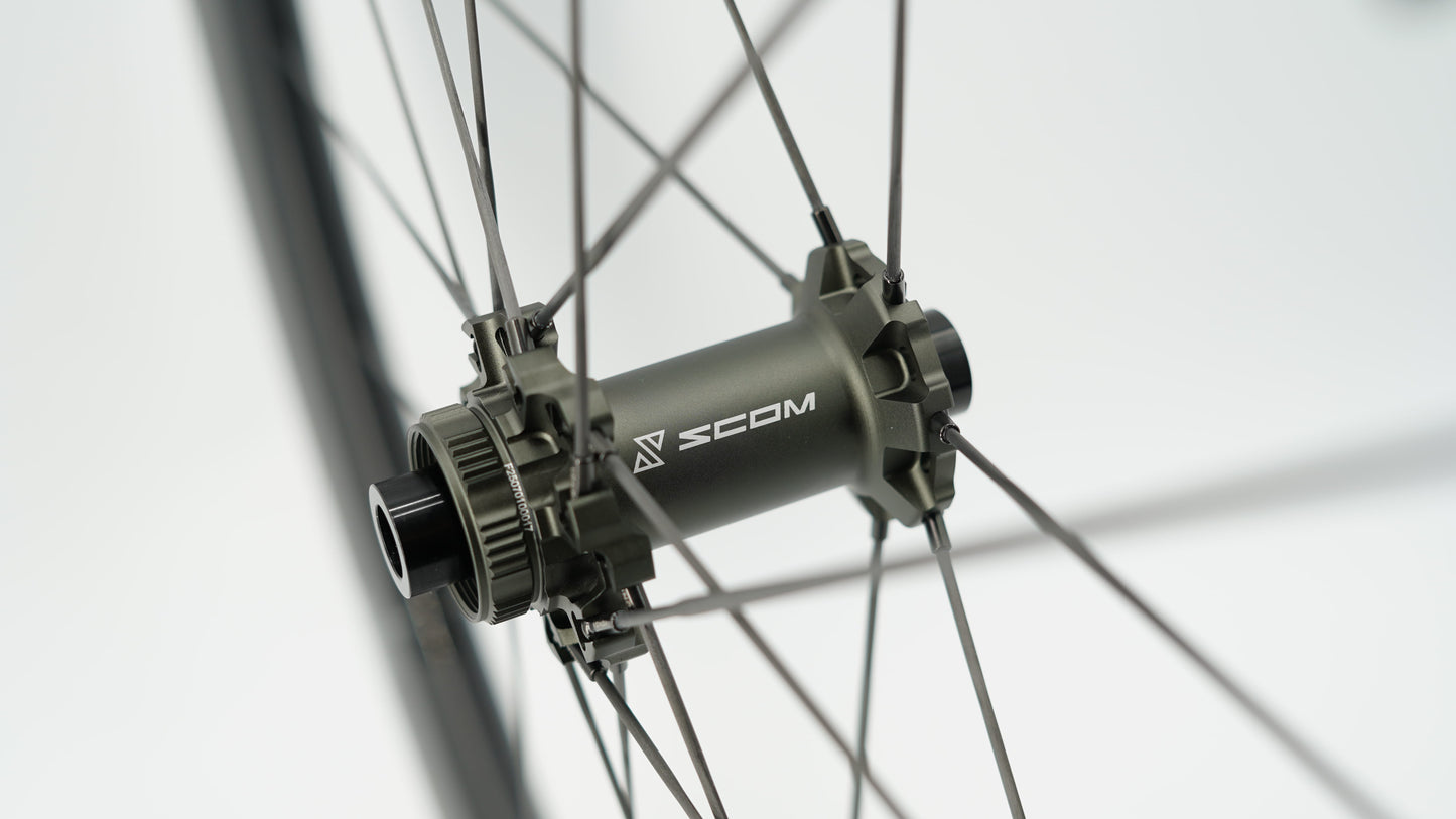 Pares de rodas SCOM ULTRA Tubeless Ready (Center Lock)