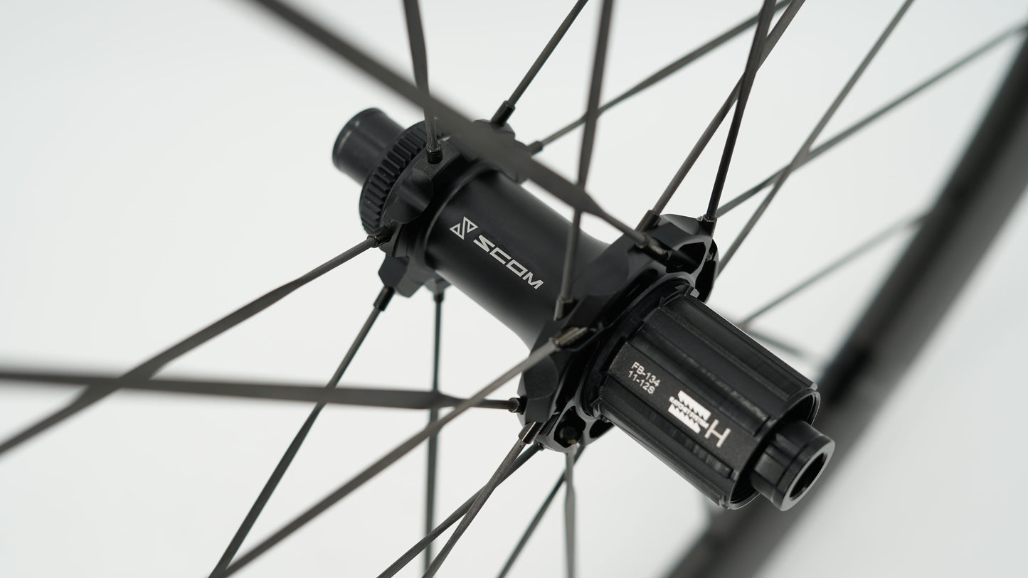 Par de rodas SCOM RACE Tubeless Ready (Center Lock)