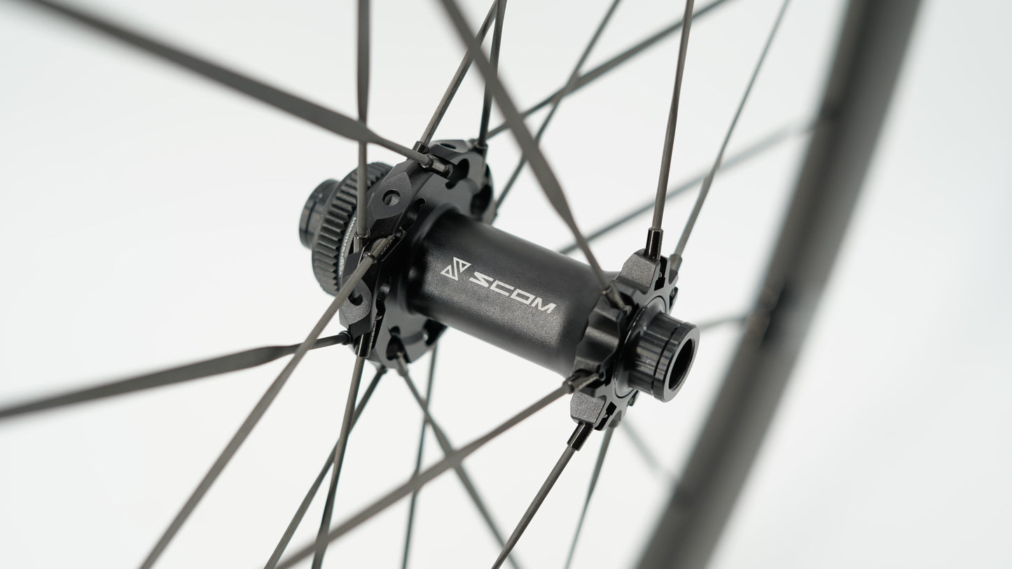 Par de rodas SCOM RACE Tubeless Ready (Center Lock)