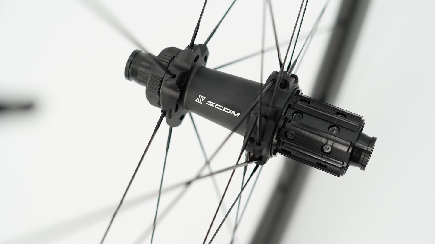 Par de rodas SCOM EVO Tubeless Ready (Center Lock)