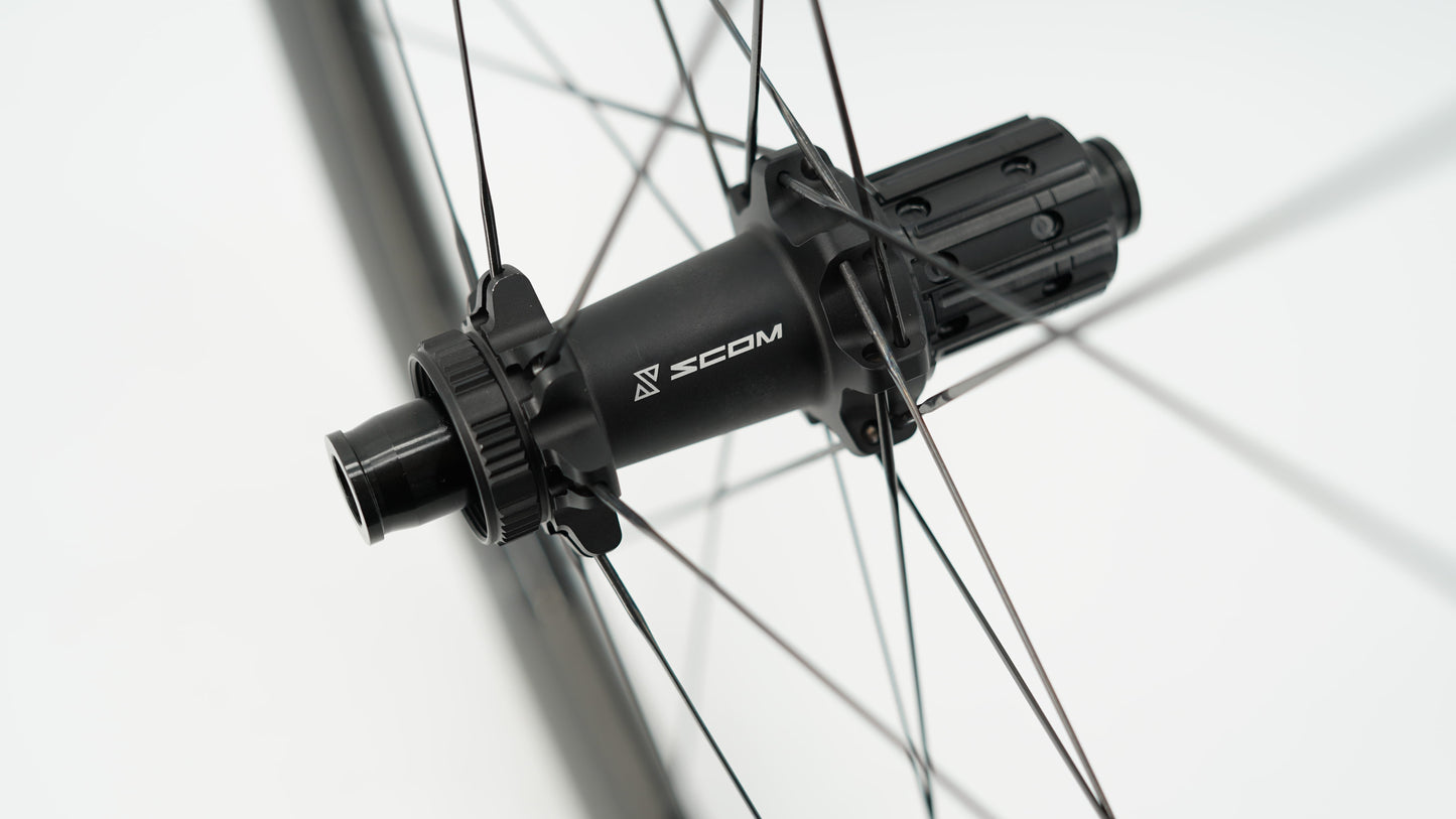 Par de rodas SCOM EVO Tubeless Ready (Center Lock)