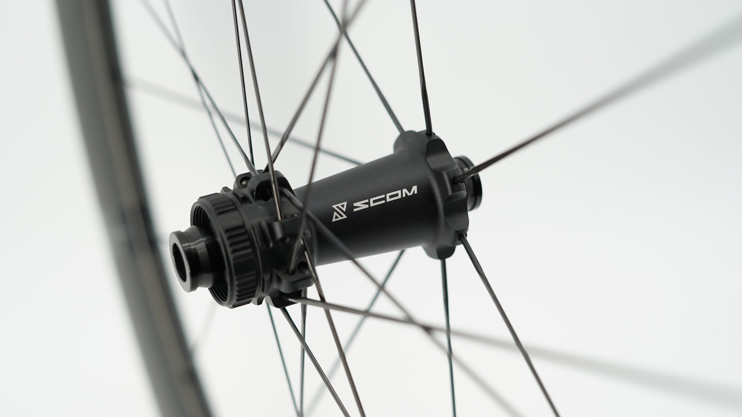 Par de rodas SCOM EVO Tubeless Ready (Center Lock)