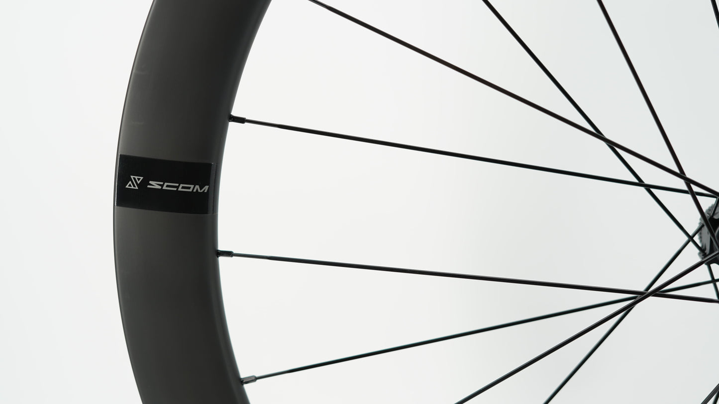 Par de rodas SCOM CORSA 45 Tubeless Ready (Center Lock)