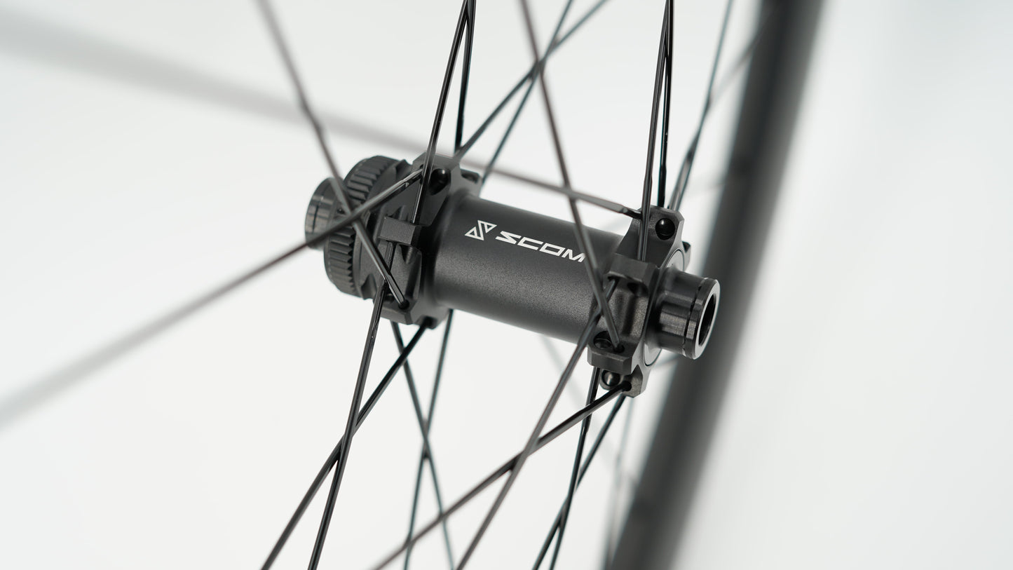 Par de rodas SCOM CORSA 60 Tubeless Ready (Center Lock)