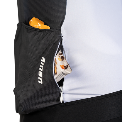 Maillot de Mangas Curtas USWE GRUS GRAVEL Branco