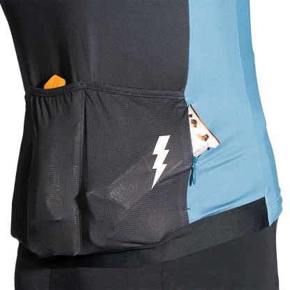 Maillot Mangas Curtas USWE GRUS GRAVEL Azul