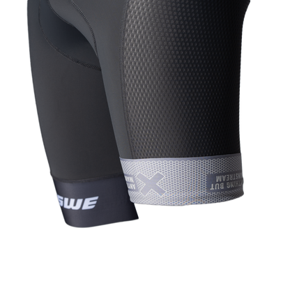 Calção Curto com Bretelles USWE VENT GRAVEL Preto