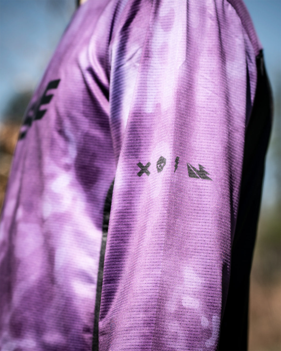 Camisola de manga comprida USWE LUFTIG MTB Roxo