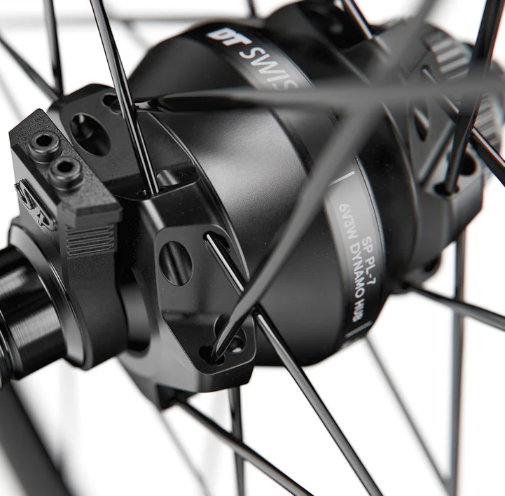 DT SWISS G 1800 SPLINE 25 Tubeless Ready (Center Lock) Roda dianteira Dynamo