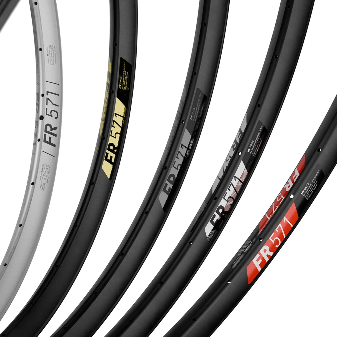 DT SWISS FR 571 27.5'' 30 mm Aro Preto