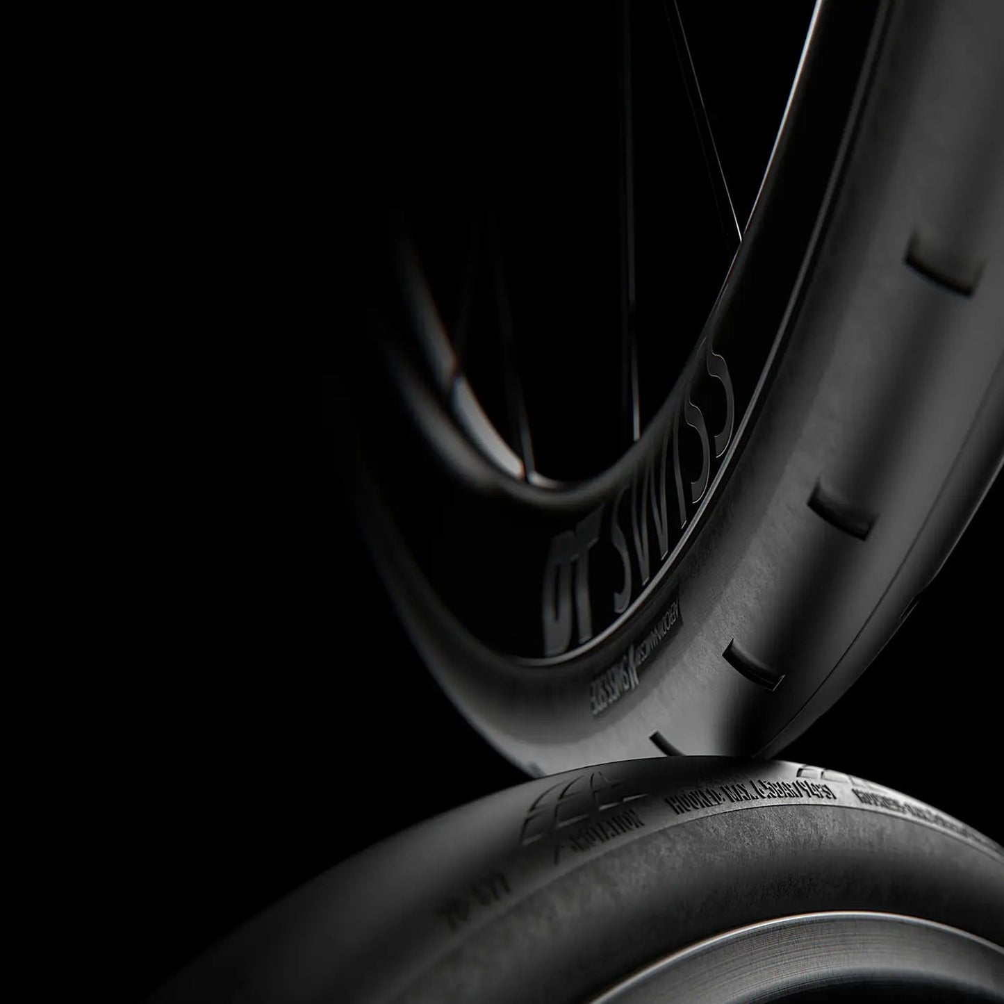 DT SWISS ARC 1100 DICUT WTS SPO 50 DISC Roda dianteira pronta para tubeless (bloqueio central)