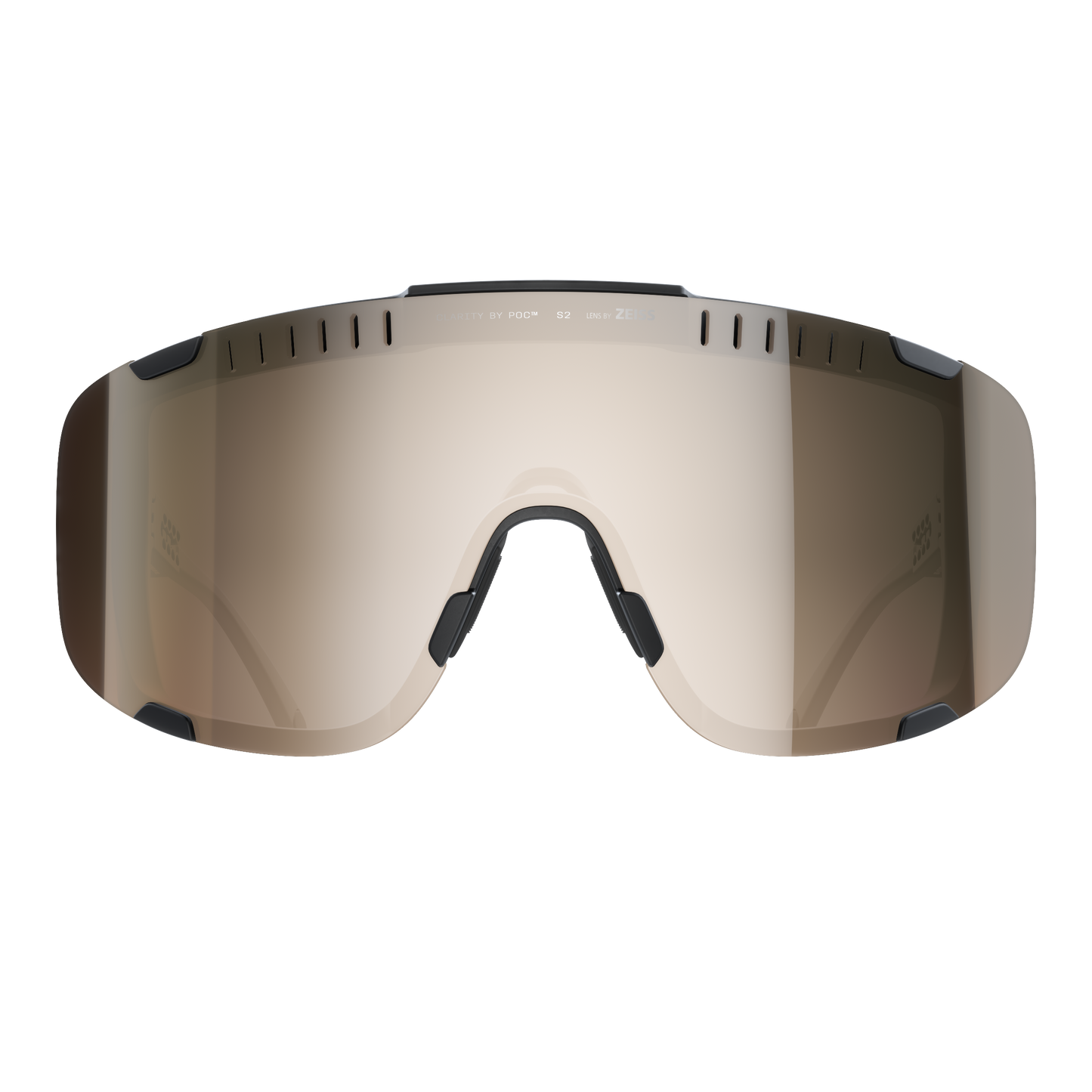 POC DEVOUR + Black Goggles Clarity Trail/Partly Sunny Silver Lens