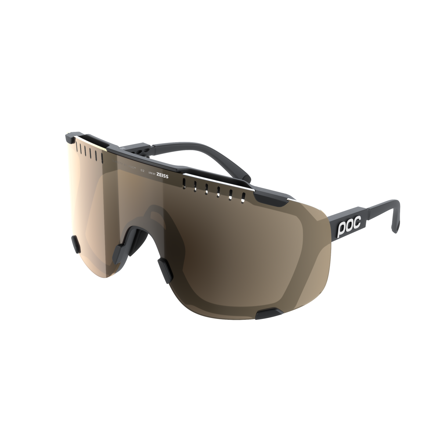 POC DEVOUR WF + Goggles Preto/Clarity Trail/Partly Sunny Silver
