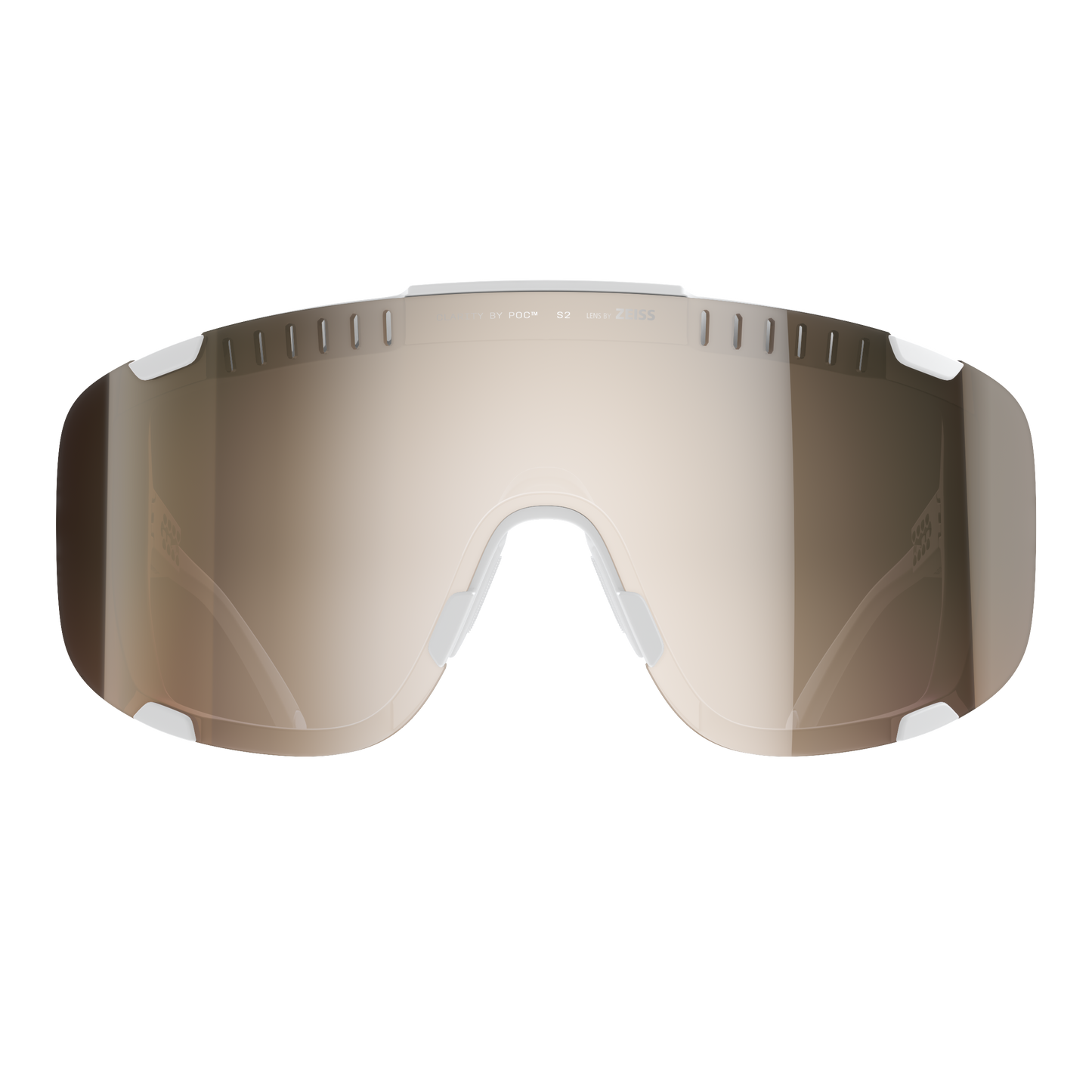 Óculos POC DEVOUR WF + Branco Lente Clarity Trail Partly Sunny Silver