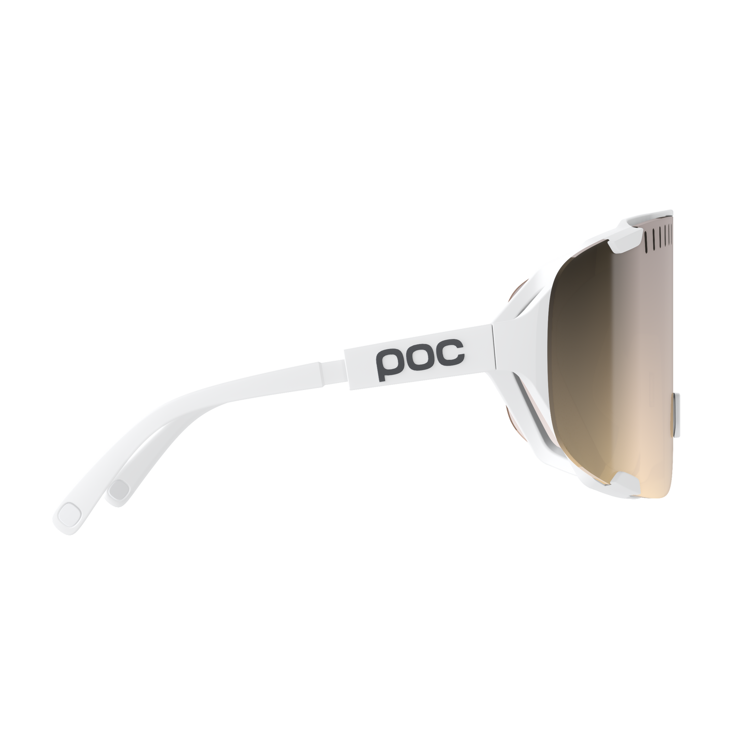 Óculos POC DEVOUR WF + Branco Lente Clarity Trail Partly Sunny Silver