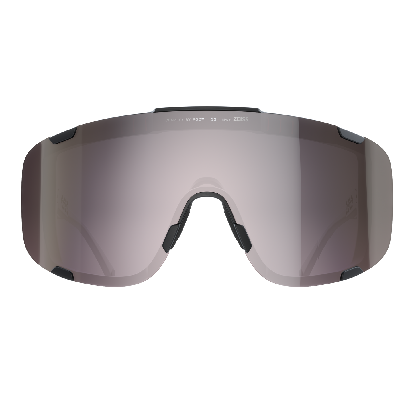 Óculos POC DEVOUR WF + Preto Lente Clarity Road Sunny Silver