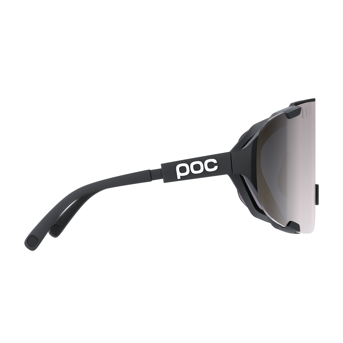 Óculos POC DEVOUR WF + Preto Lente Clarity Road Sunny Silver