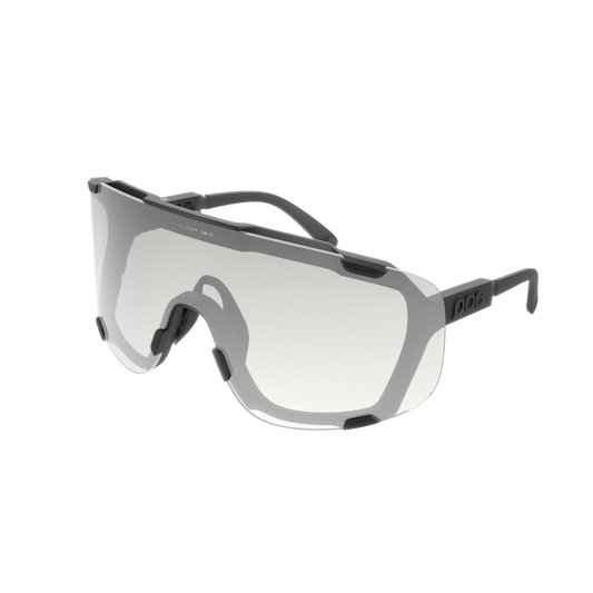 POC DEVOUR WF Photochromic Goggles Preto translúcido/Clarity Photochromic/Changeable Grey