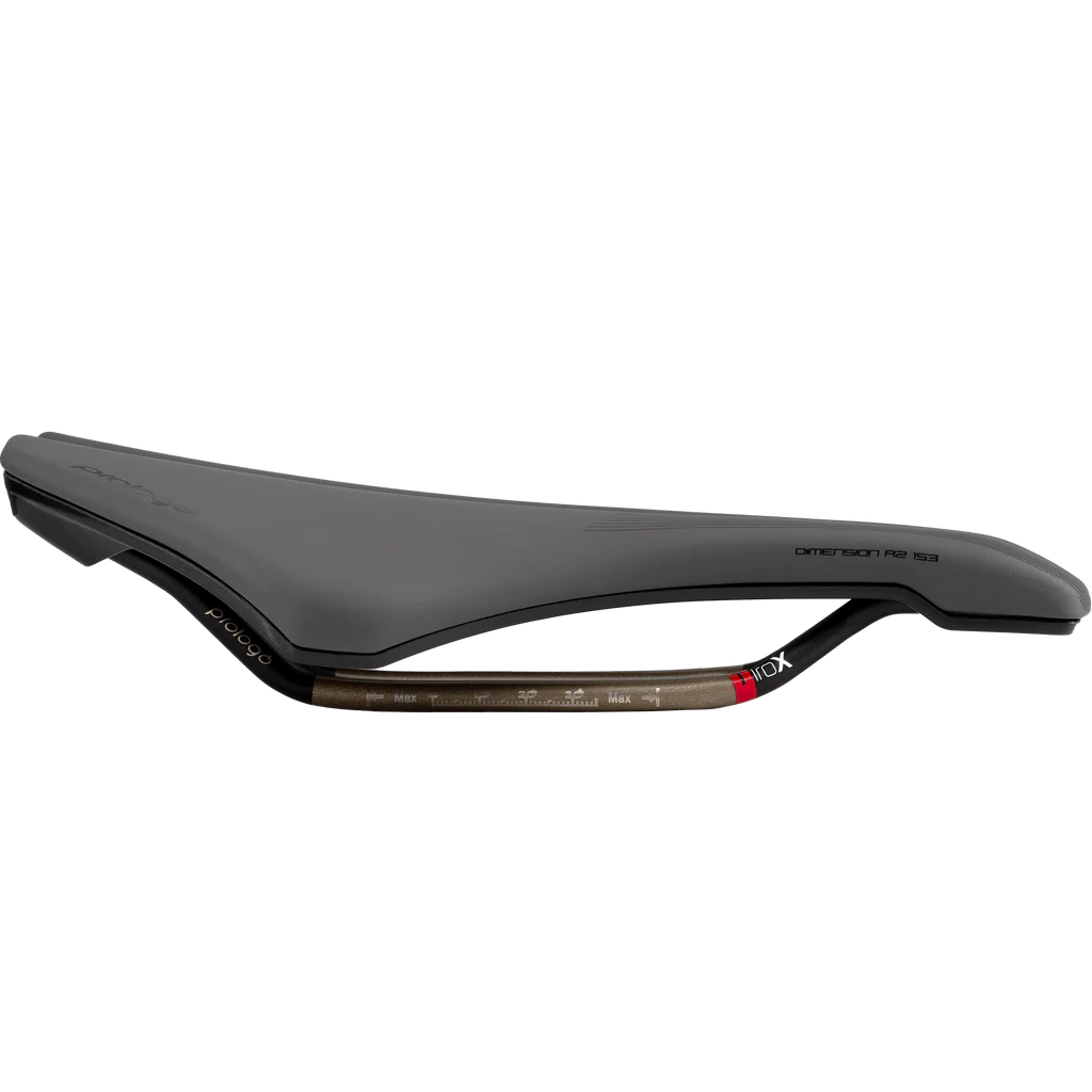 PROLOGO DIMENSION R2 153mm Selim Tirox Rails Preto
